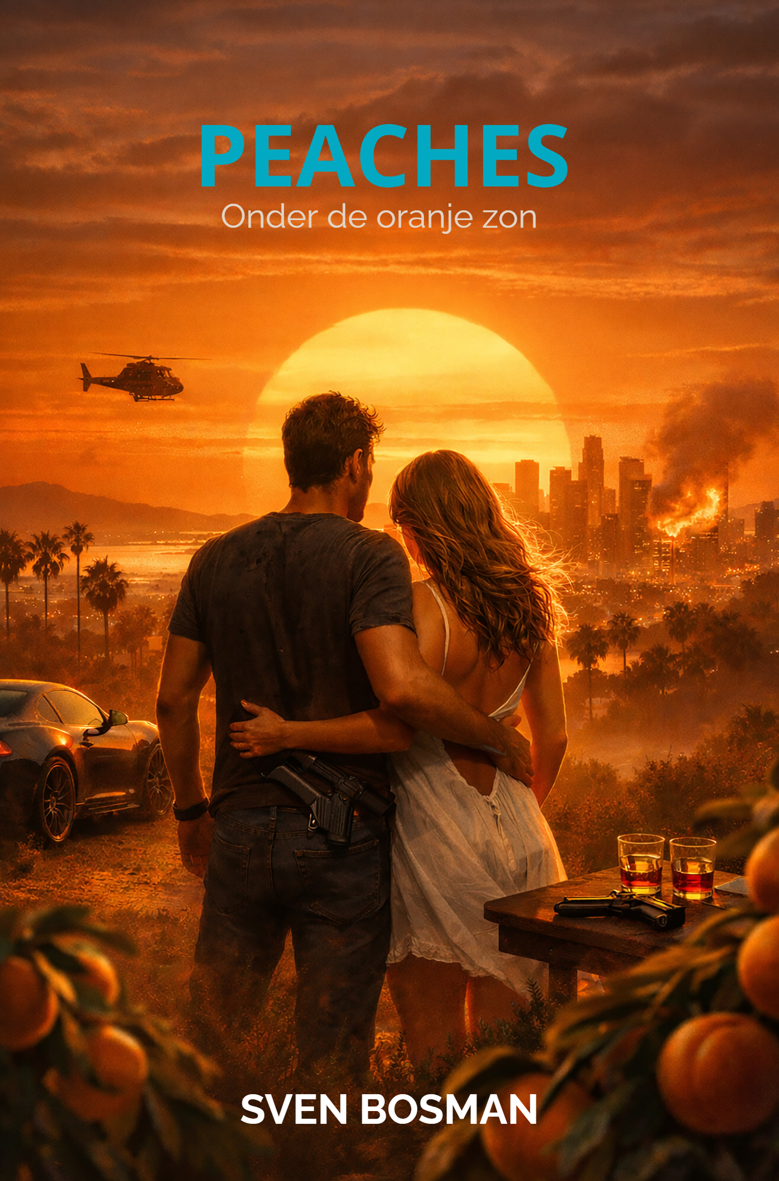 Cover van Peaches — Onder de oranje zon, door Sven Bosman